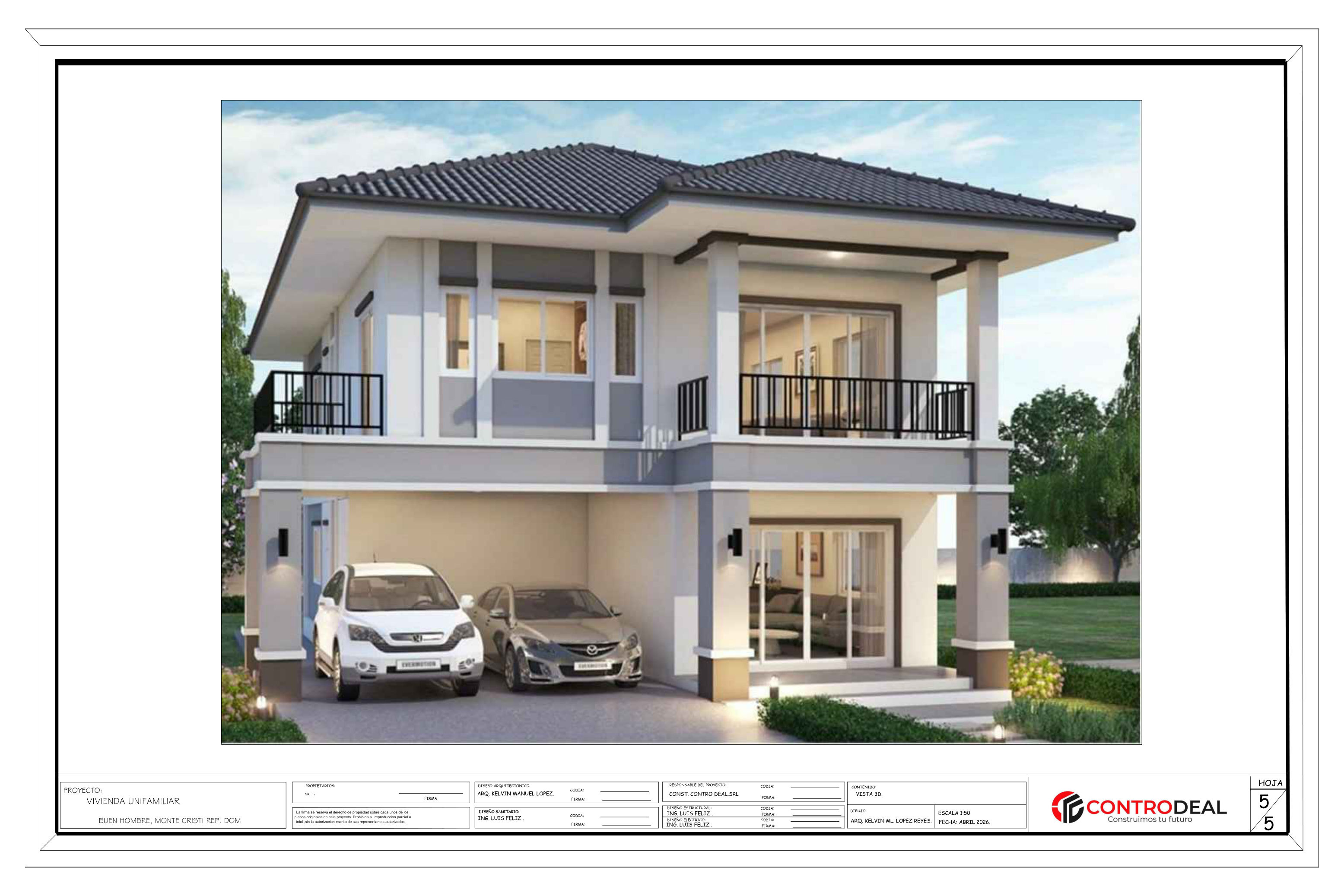 Villa 4 — Option C render