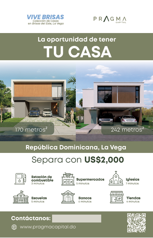 DHF mortgage financing program for Vive Brisas — Dominican Home Funding terms and conditions